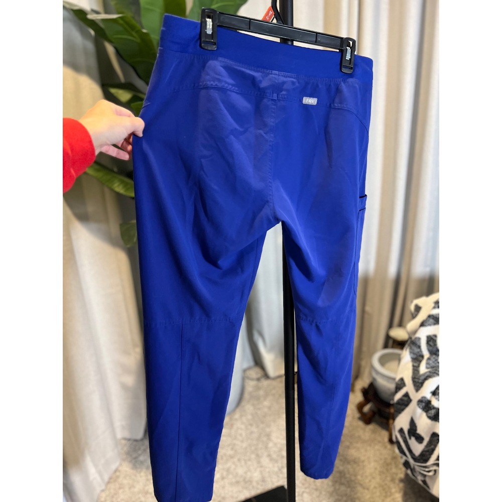 FIGS Technical Collection Royal Blue Scrub Pants Womens Medium Straight Leg - Picture 3 of 4